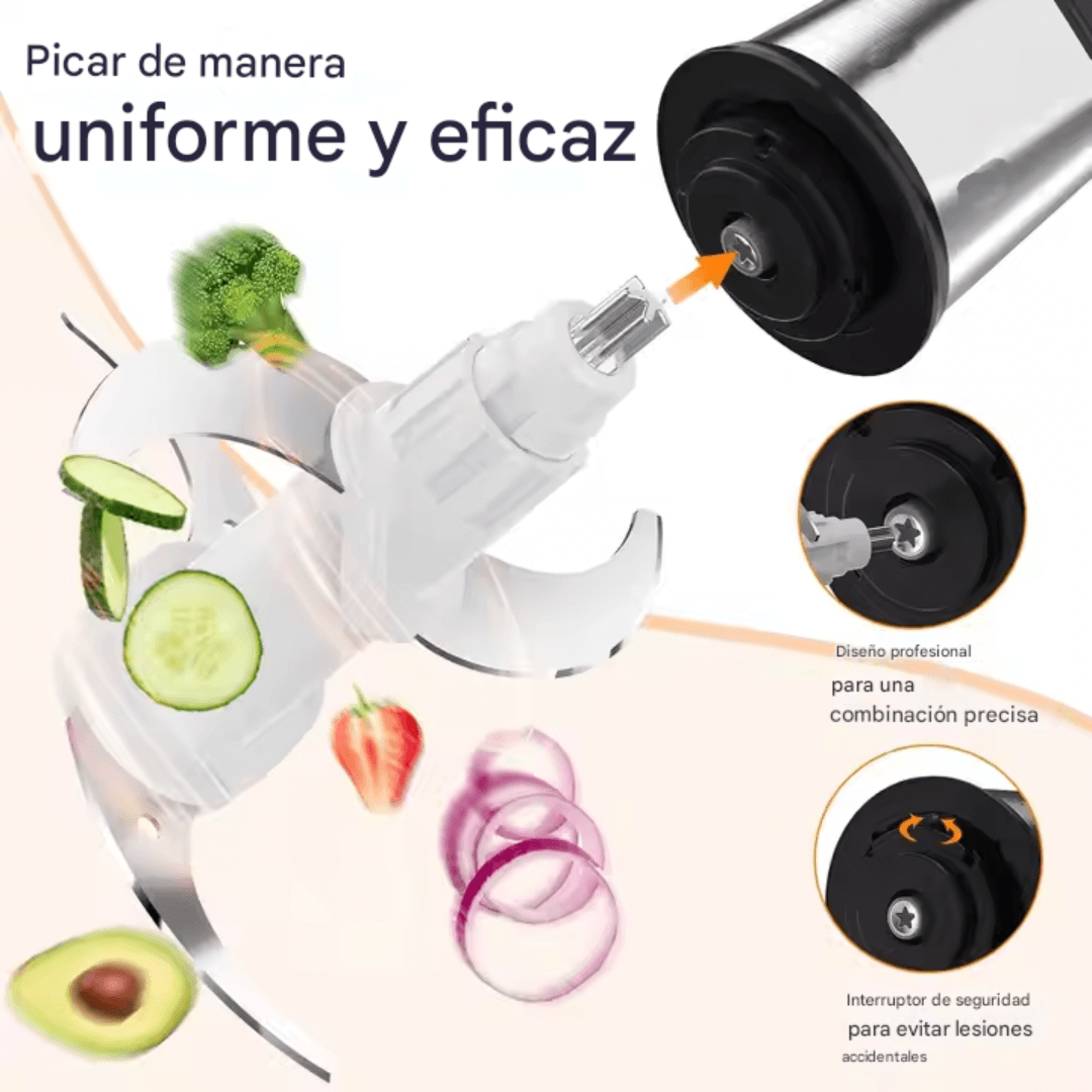 EFICIENTE PROCESADOR POTENTE DE ALIMENTOS