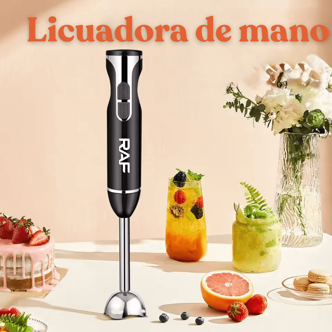POTENTE LICUADORA DE MANO 4 EN 1