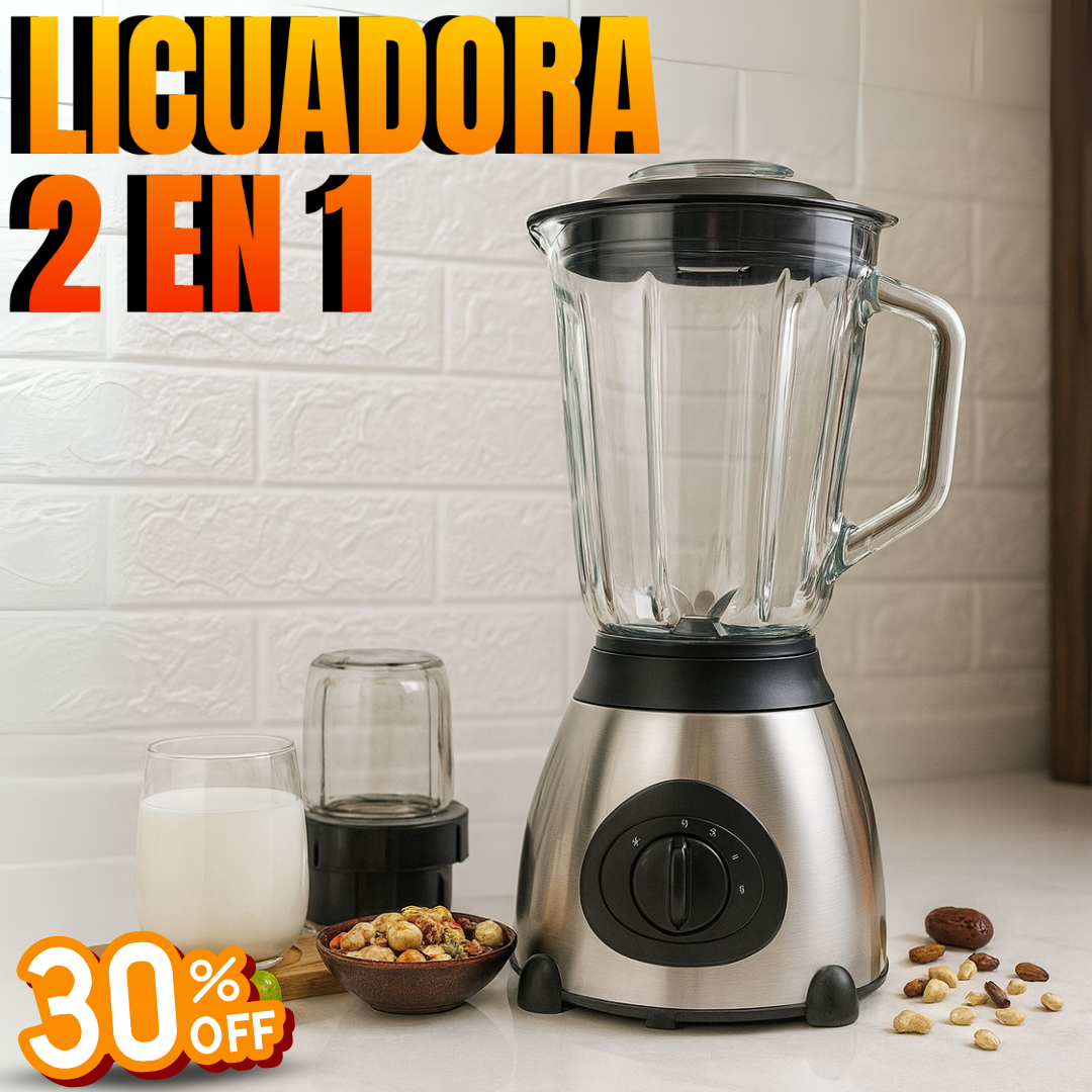 INCREÍBLE LICUADORA 2 EN 1